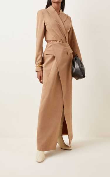 Anja Cutout Wool-Blend Dress | Moda Operandi (Global)