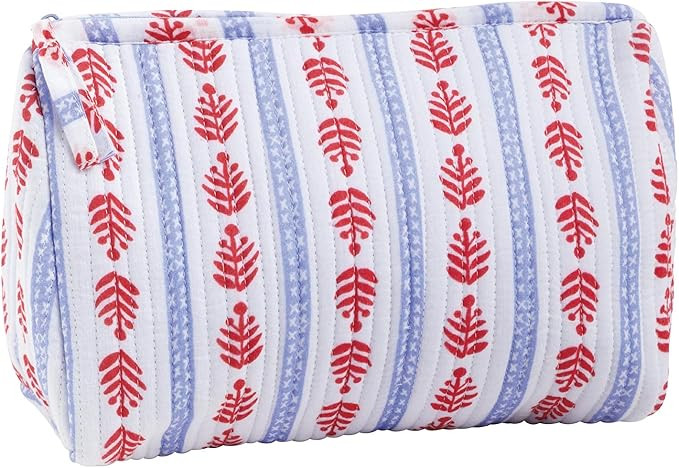 Mud Pie Women's White Americana Block Print Case | Amazon (US)