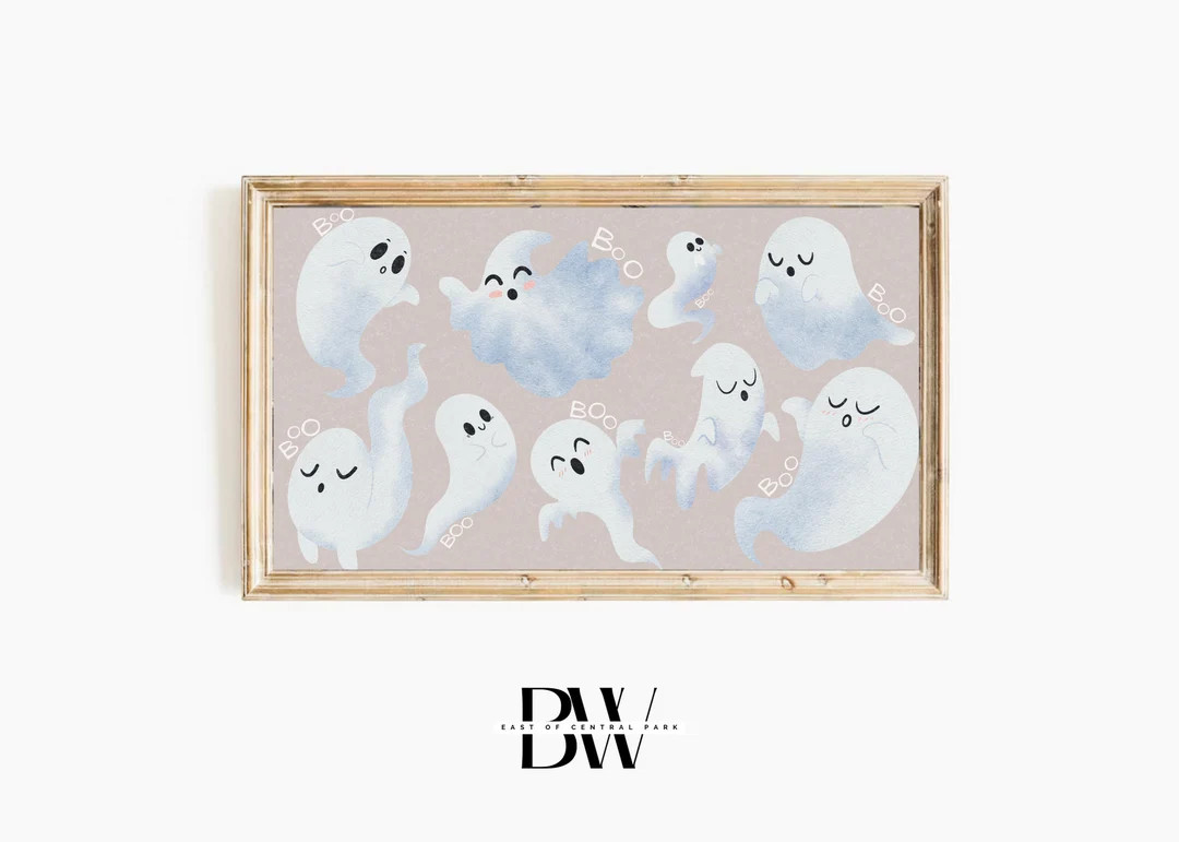 Samsung Frame TV Art  Halloween Frame TV Art  Ghost - Etsy | Etsy (US)