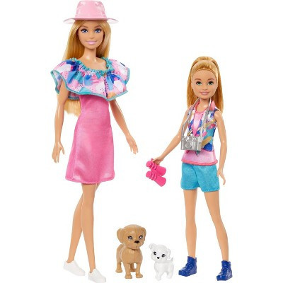 Barbie & Stacie Sister Doll Set with 2 Pet Dogs & Accessories | Target