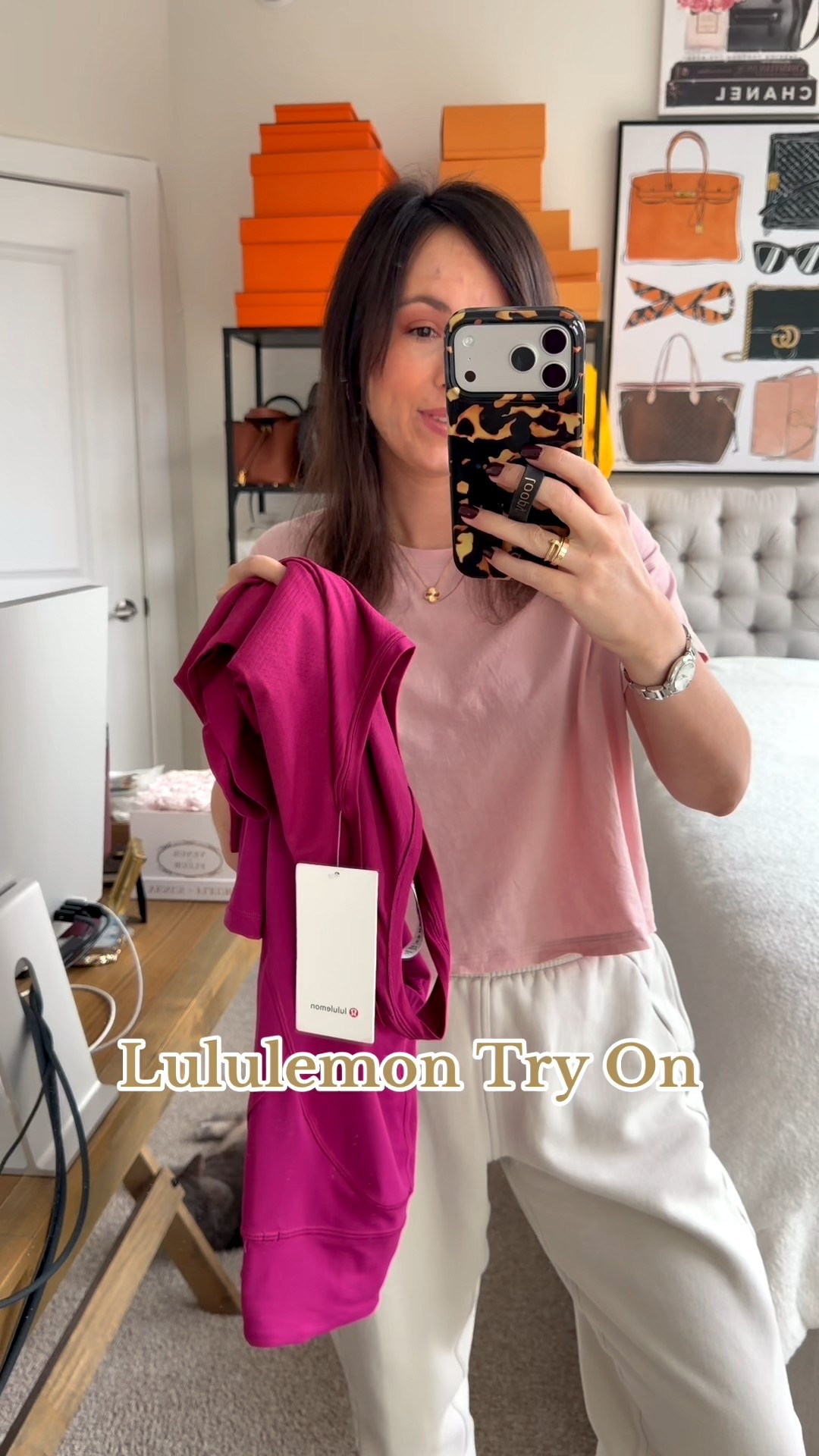 Lululemon magenta purple swiftly tank with invigorate leggings and true navy define jacket



#LTKFindsUnder100 #LTKfitnessgoals #LTKootd