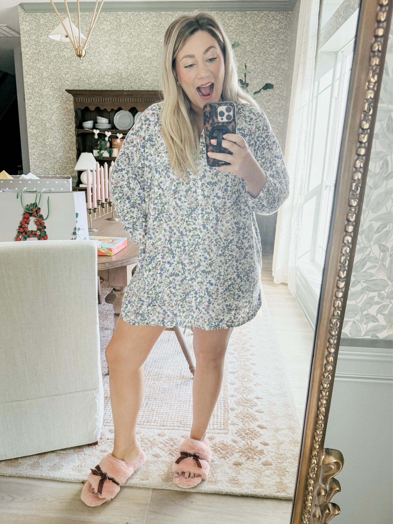 Walmart pjs are so good this season! Loving this button up gown. Great for your nursing mommas also! 

THEBLOOMINGNEST Joyspun Walmart gown pjs comfy 

#LTKMidsize #LTKHome #LTKStyleTip