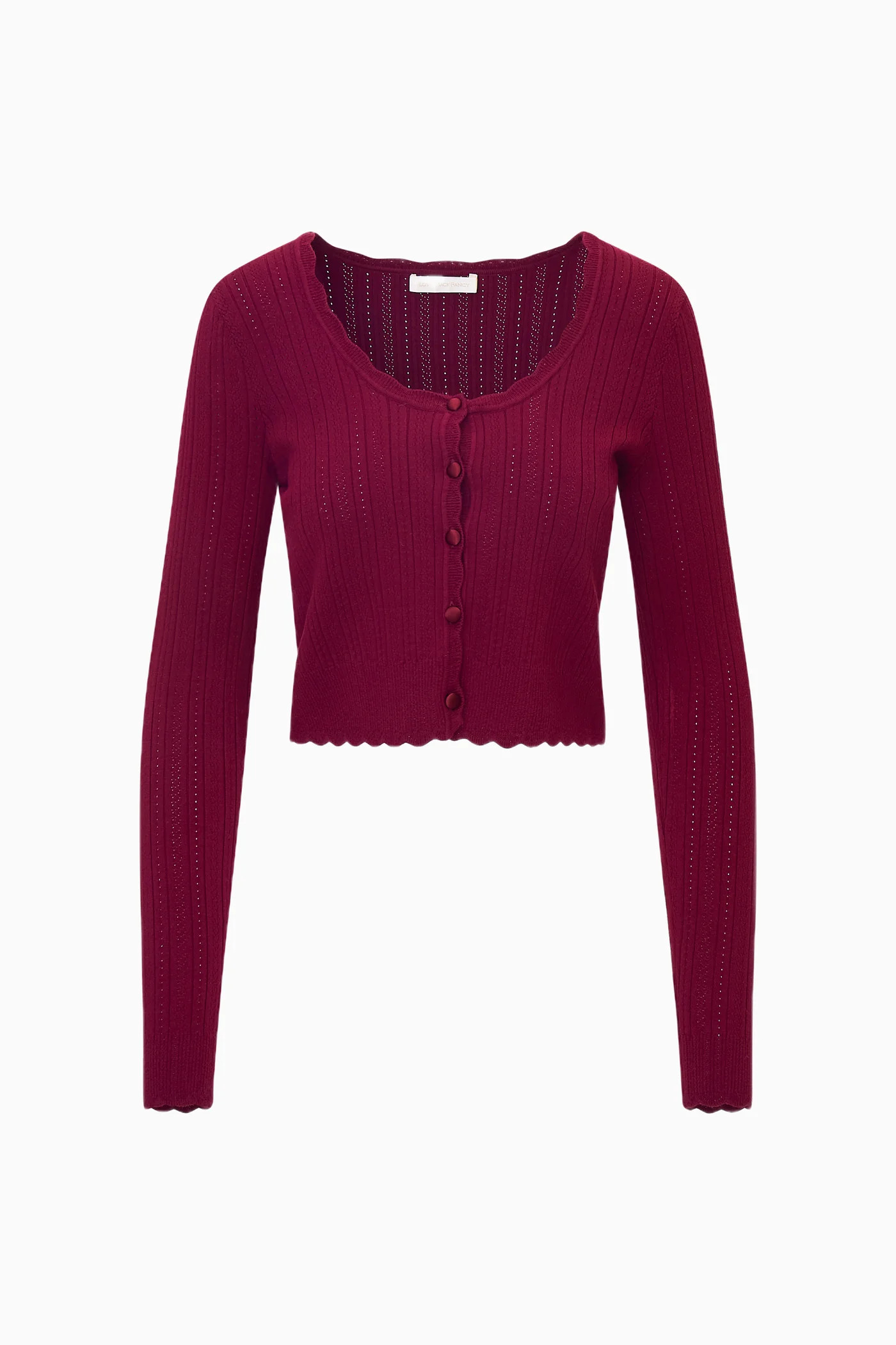 Martti Stretch Pointelle Cardigan | LoveShackFancy