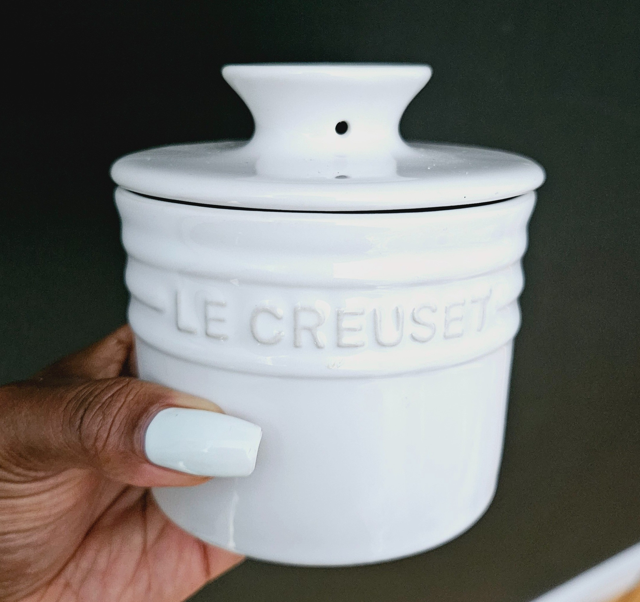 French Butter Dish Le Creuset Butter Bell White Butter Bell® Crock