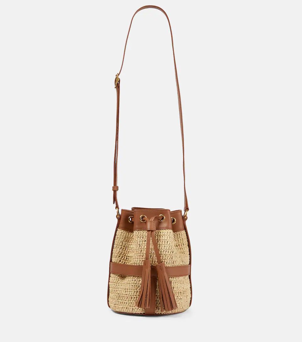 Small raffia bucket bag | Mytheresa (US/CA)