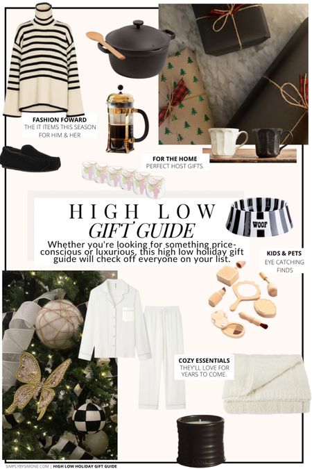 High low holiday gift guide. Whether you're looking for something price-conscious or luxurious, this high low holiday gift guide will check off everyone on your list.

#LTKGiftGuide