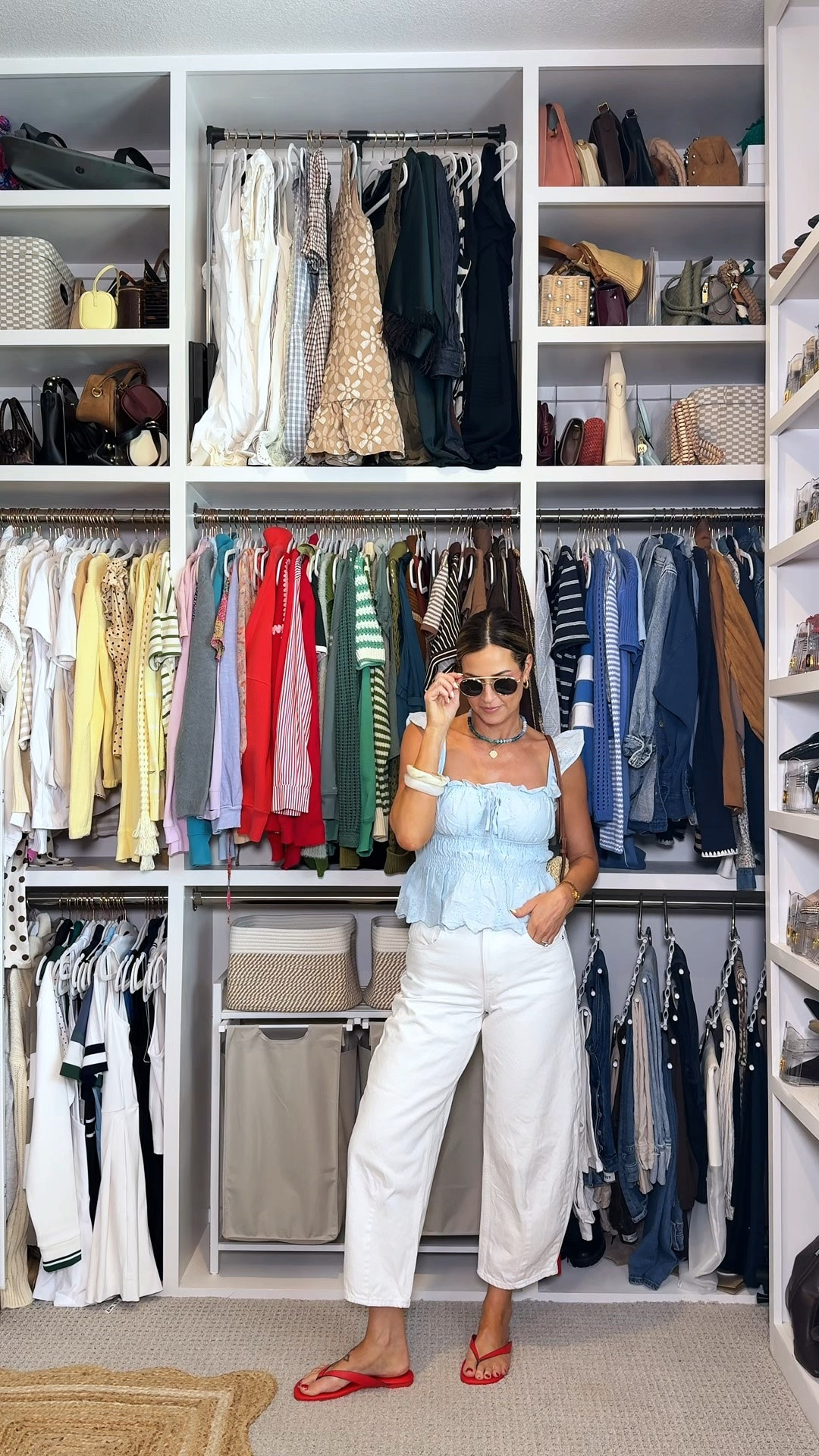Very into the feminine tops this Summer 🤌🏼 

Use code:LIZ20 for 20% off Cupcakes & Cashmere JEWELRY

Sizing:
Top: Small tts
Bottoms: 6 tts

Items linked in my LTK & Shop My (link in bio) or comment ✨SHOP✨ and I’ll send to your DM’s asap! 

#whatlizbuys #ootd #fashioninspo #momstyle #femininetop