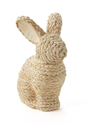 Crown & Ivy Standing Rattan Bunny | Belk