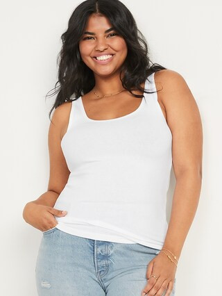 Scoop-Neck Rib-Knit First Layer Tank Top for Women | Old Navy (CA)