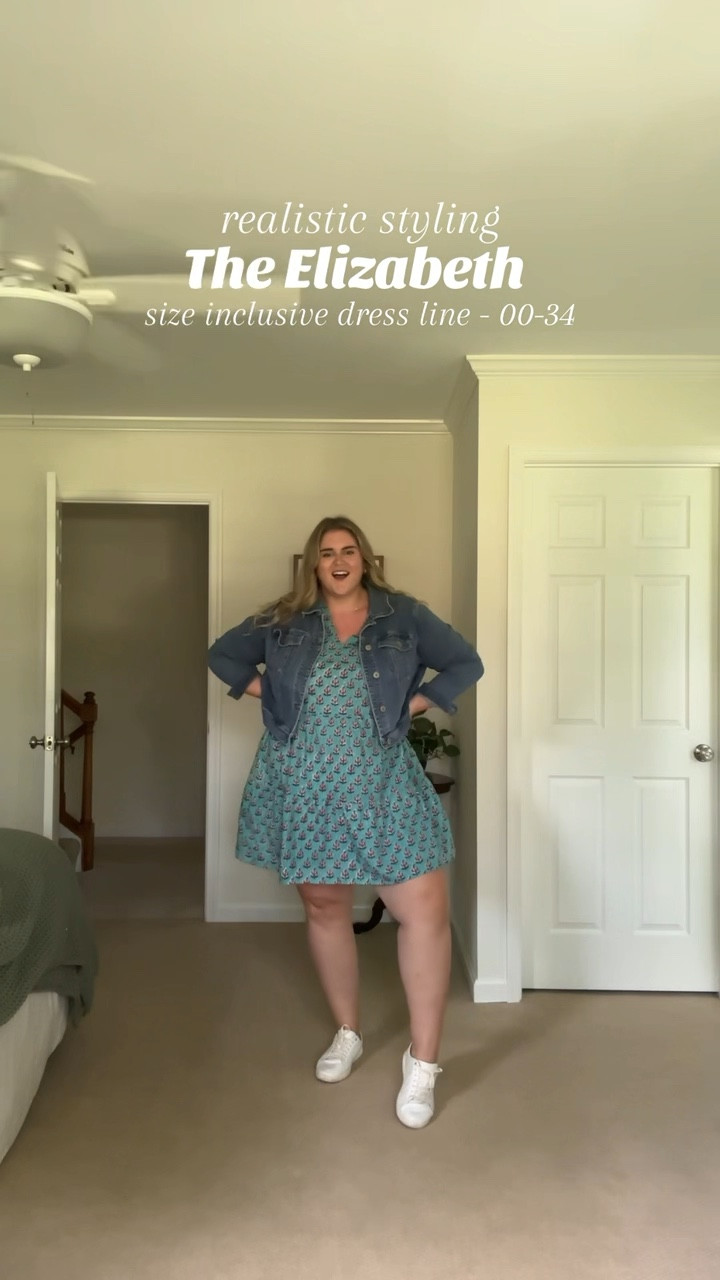 Keeping it casual in a dress from my Carla Kiley Collection (not yet on LTK), paired with Cole Haan sneakers and a denim jacket from Target. Perfect for a day out or a laid-back work-from-home look! #CasualChic #CarlaKileyCollection #TargetStyle #ColeHaanSneakers #CurvyFashion #LTKCurves #EverydayStyle

#LTKPlusSize #LTKVideo