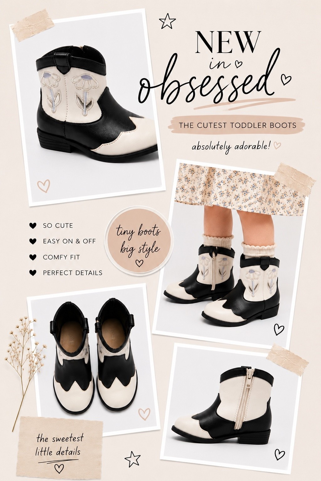 How cuuute are these kids boots from Target 😍🖤✨




•
Target Finds, Target favorites, Toddler shoes, Kids shoes

#LTKKids #LTKBaby #LTKBump
