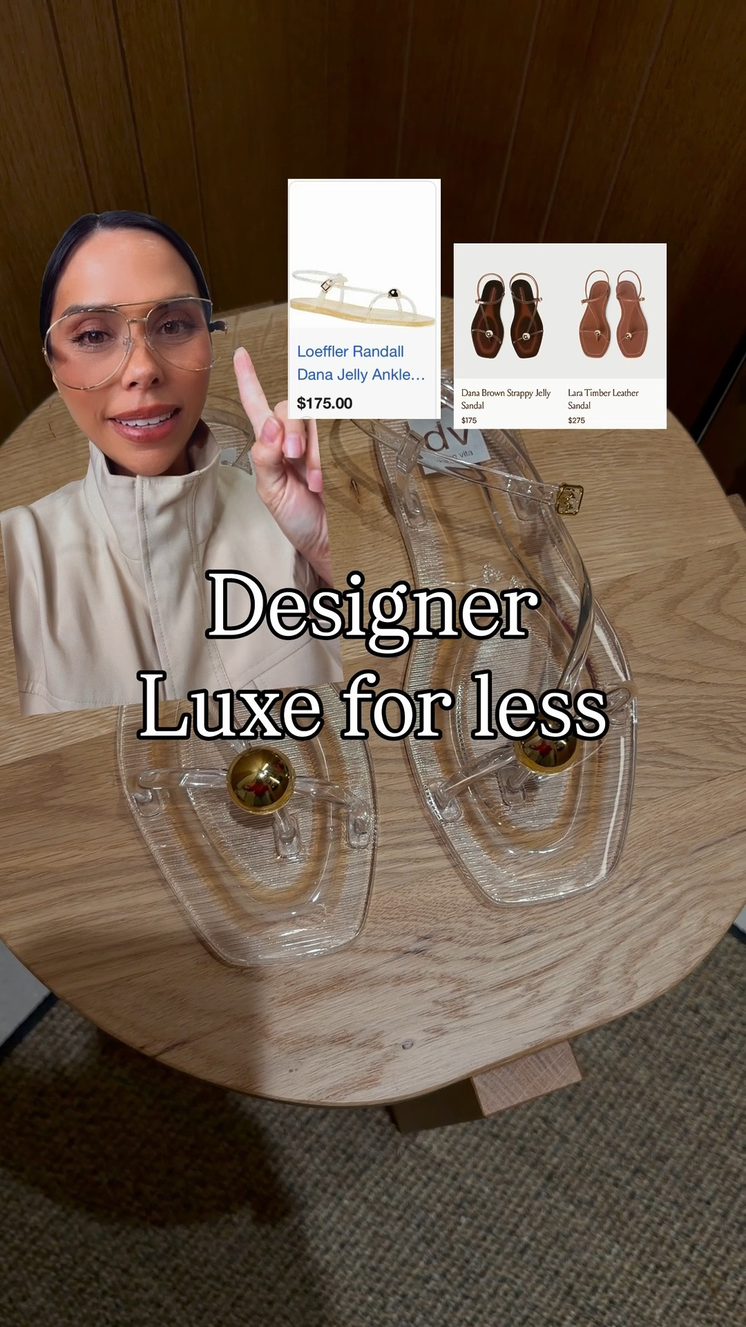 These luxe for less sandals are so cute!! The clear jellies are true to size. The red are a little snug around the toes so I went a half size up.

#LTKootd #LTKPetite #LTKSeasonal