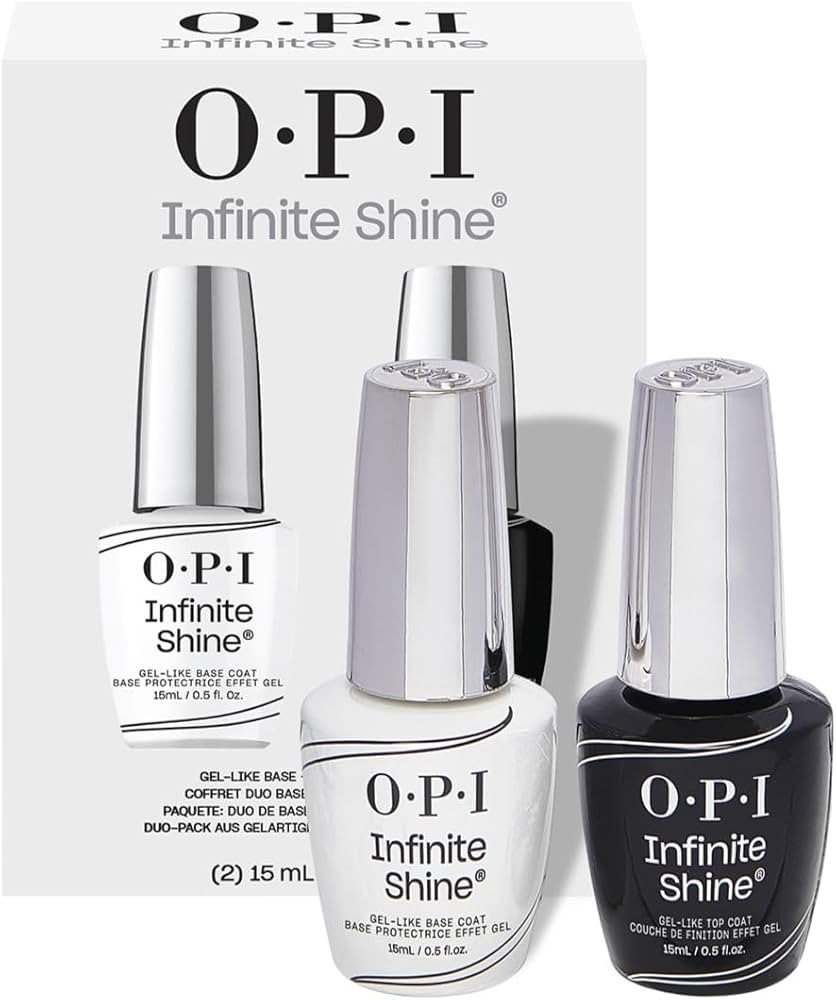 OPI Infinite Shine Long Wear Nail Polish | Clear Gel Like Nail Polish Base Coat & Top Coat | Vega... | Amazon (US)