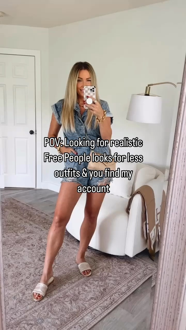 Sized up 2 sizes to XL in the denim romper. Sized up to a large in all the other fits.
Free people looks for less. Romper. Jumpsuit. Nashville outfit. Country concert outfit. Daily deal. Summer fashion. Denim shorts. Jewelry. Resort wear. July 4th outfit. 4th of July outfit 

Follow my shop @thesuestylefile on the @shop.LTK app to shop this post and get my exclusive app-only content!

#liketkit #LTKSaleAlert #LTKVideo #LTKSwim
@shop.ltk
https://liketk.it/4IXn1

#LTKVideo #LTKSaleAlert