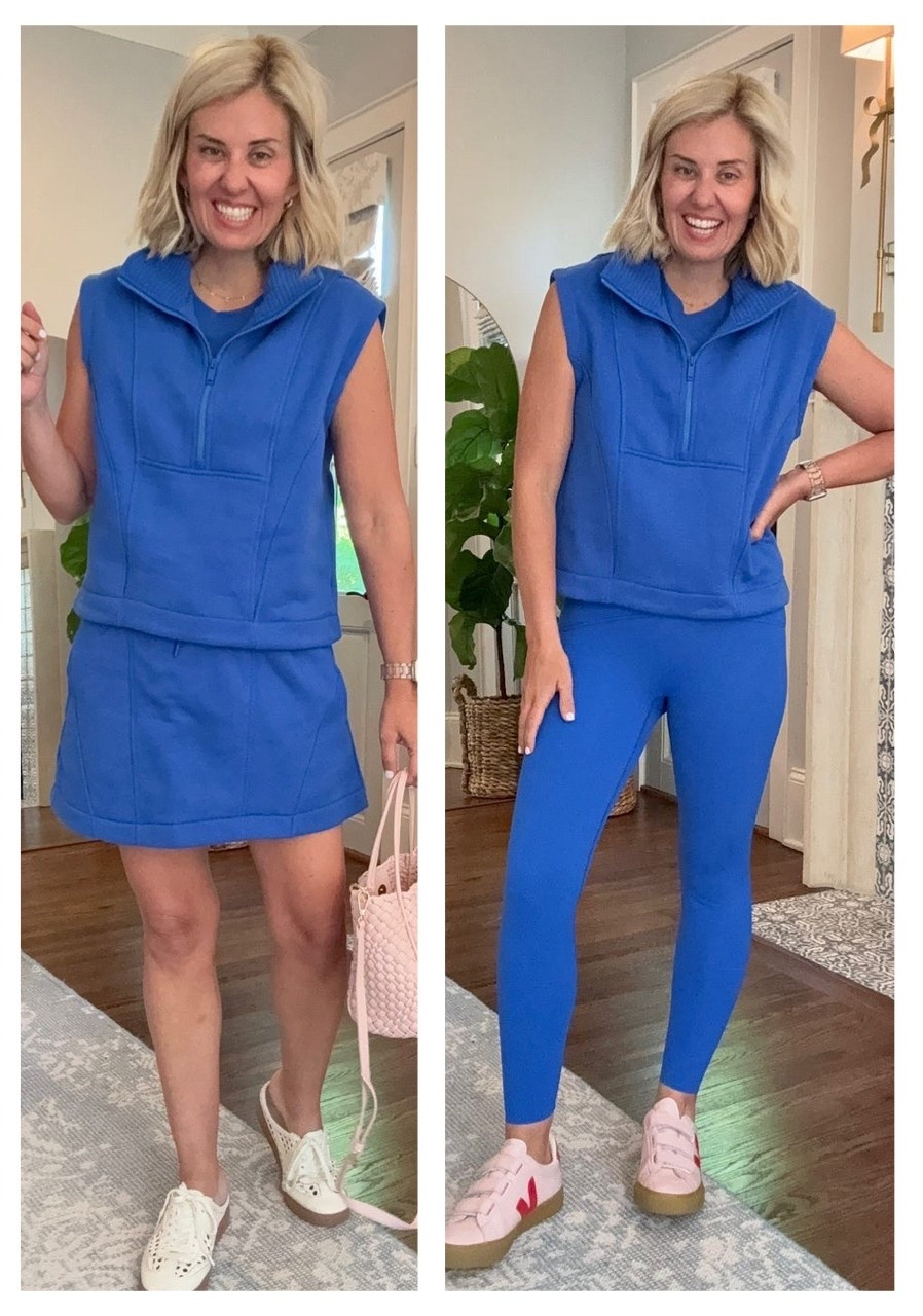 25% off my new favorite Spanx pieces!! Y’all have seen me wearing these on repeat! Use Code BB25 at checkout through 4/26
Pleated Skort - small
Cropped Tank - small
Cropped Tee - small 
Sleeveless 1/2 Zip - xs
Leggings - 7/8 small
Cotton Skort - small
Cami Dress - small ￼

#LTKdayinmylife #LTKfitnessgoals #LTKSaleAlert