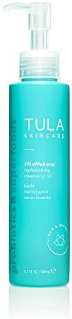 TULA Skin Care #nomakeup Replenishing Cleansing Oil | Oil Cleanser and Makeup Remover, Gently Clean  | Amazon (US)