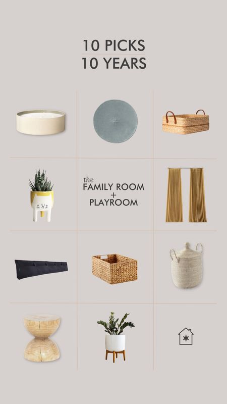 Celebrating 10 years in our Chicago home. Here are the top 10 picks from our family room and playroom 

#LTKhome