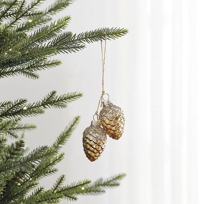 Glass Pinecone Ornament | Ballard Designs, Inc.