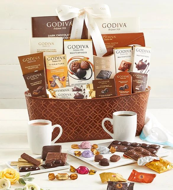 Godiva Decadence Gift Basket | 1800baskets.com