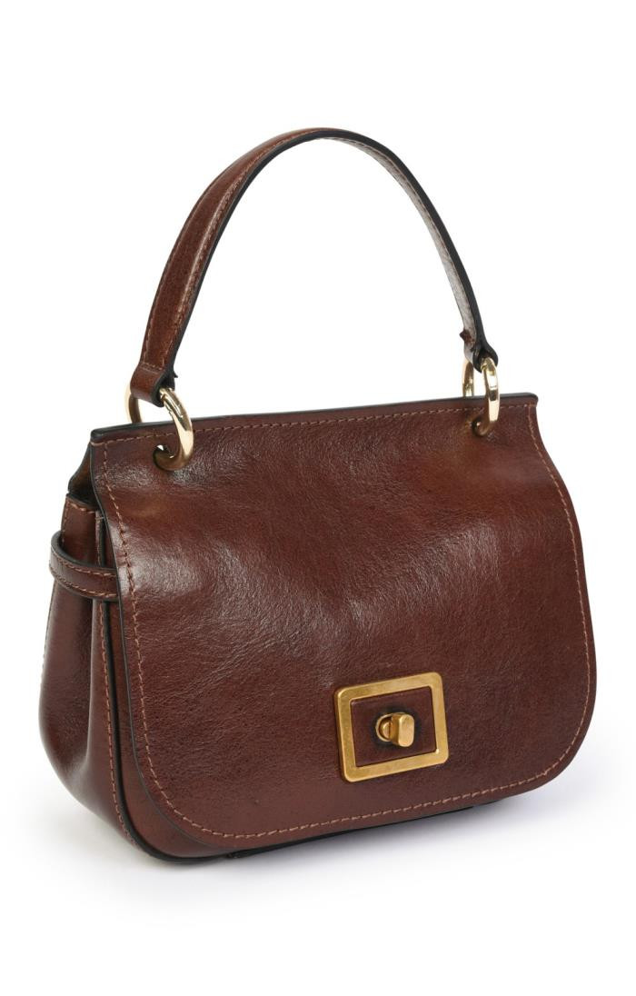Ladies Twist Lock Satchel | The House Of Bruar
