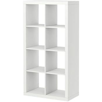 IKEA Kallax Bookcase Room Divider Cube 802.Display 802.758.87, White | Amazon (US)