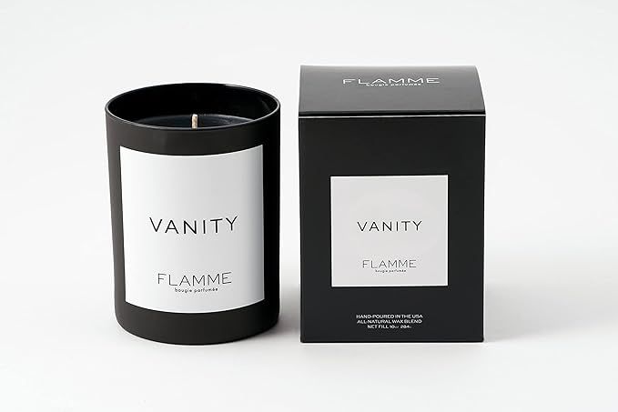 FLAMME Candle Co. Vanity | Tobacco & Vanilla Scent | 10 oz | 60 Hour Burn Time | Luxury Candle | ... | Amazon (US)