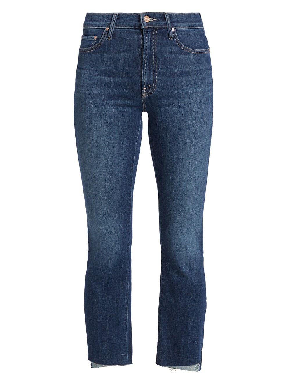 Mother The Insider Crop Step Hem Jeans | Saks Fifth Avenue