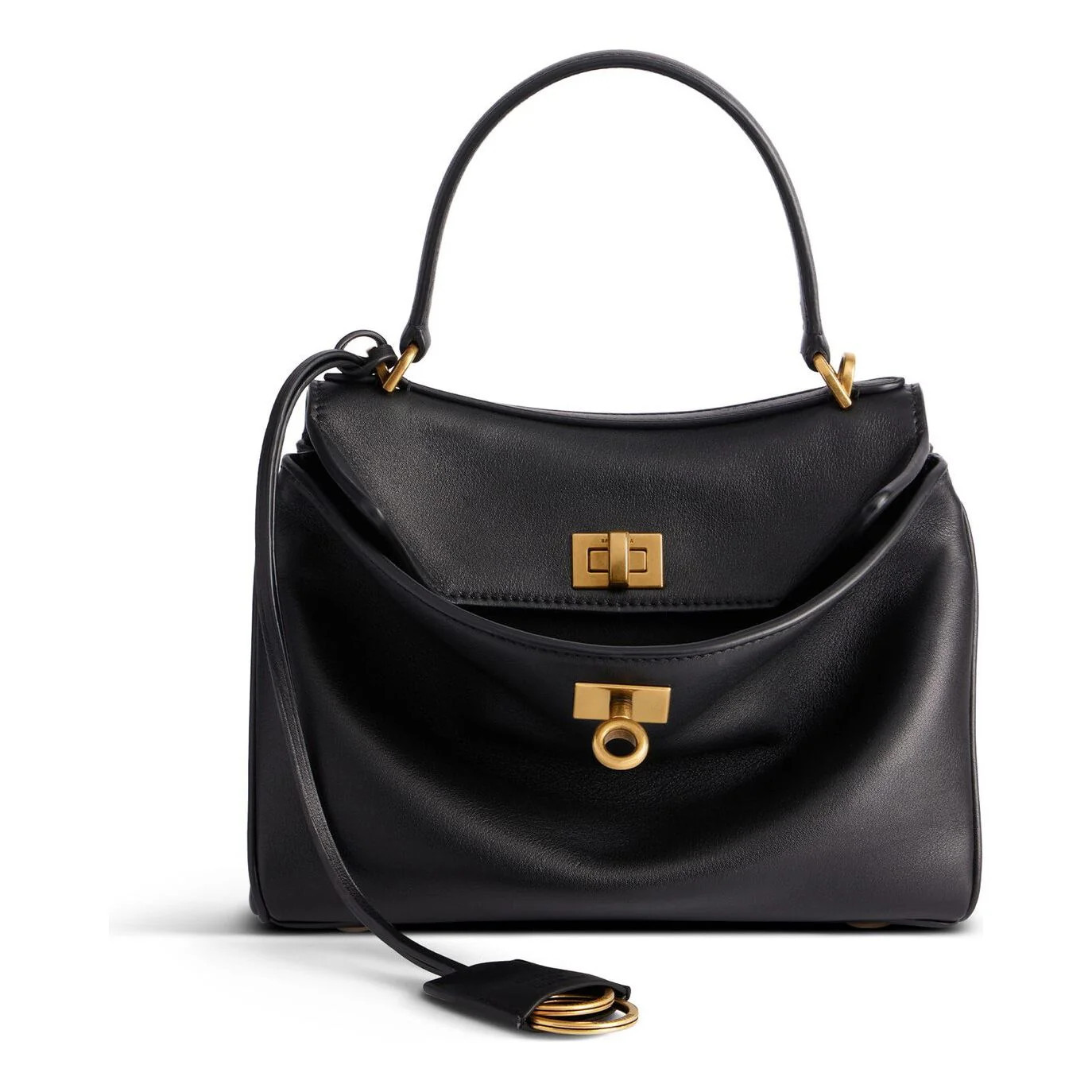 (WMNS) Balenciaga Rodeo Mini Handbag 'Black' 7954562AA4V1000 | KICKS CREW