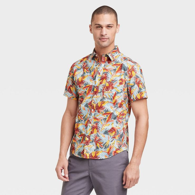 Men's Short Sleeve Button-Down Shirt - Goodfellow & Co | Target
