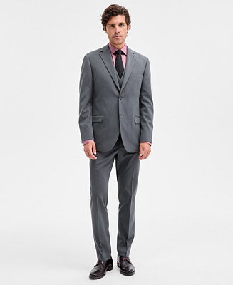 Men's Modern-Fit Vested Nested Suit | Macy's