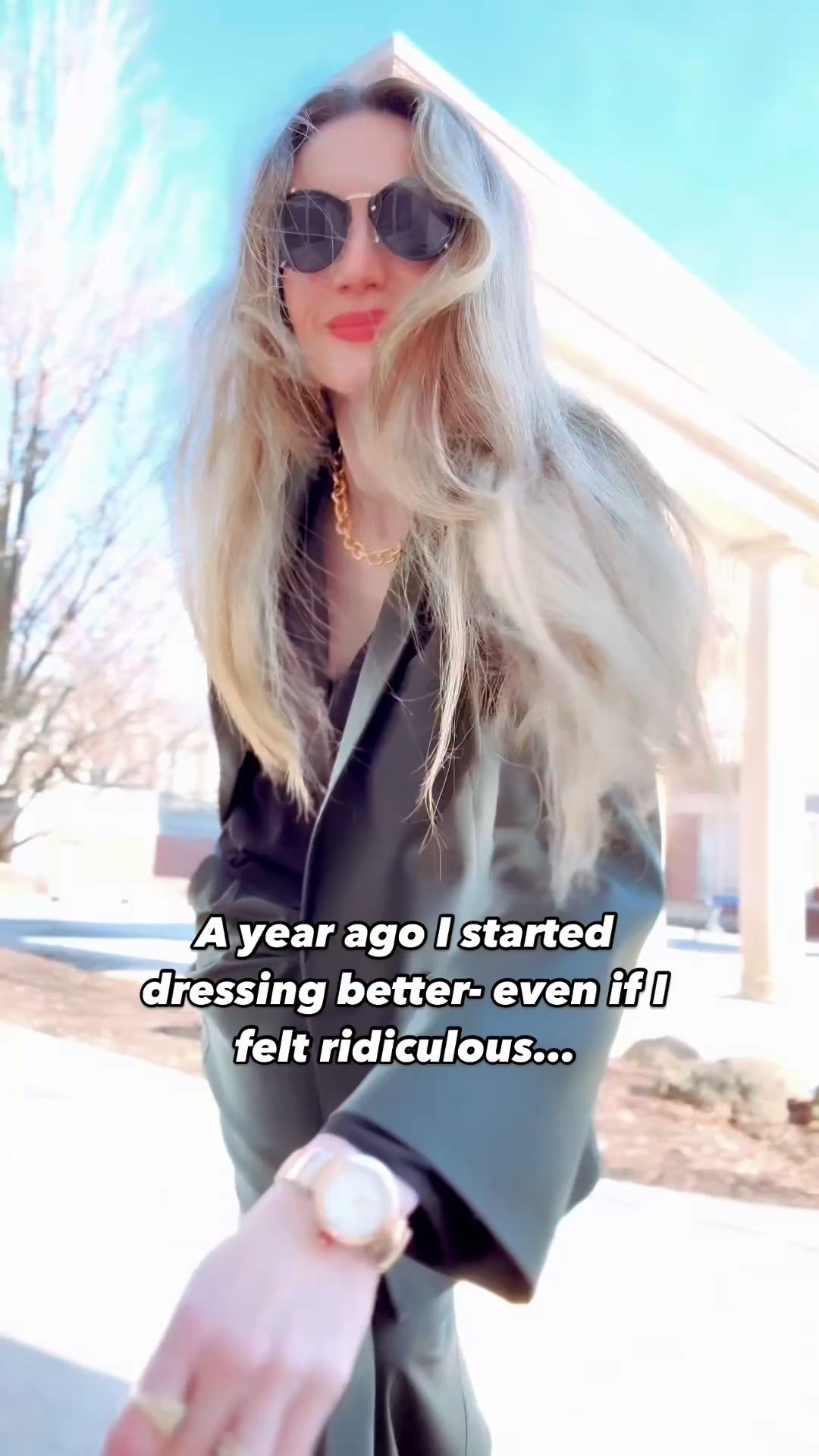 Zara suit xs in both blazer and trousers 
Perf spring work outfit!


#LTKWatchNow #LTKWorkwear #LTKStyleTip