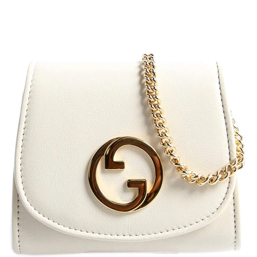 725219 Blondie Leather Chain Wallet | Keeks Designer Handbags