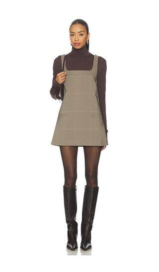 Malena Dress in British Plaid | Revolve Clothing (Global)