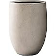 Kante 21.7" H Weathered Concrete Tall Planter, Large Outdoor Indoor Decorative Pot with Drainage ... | Amazon (US)