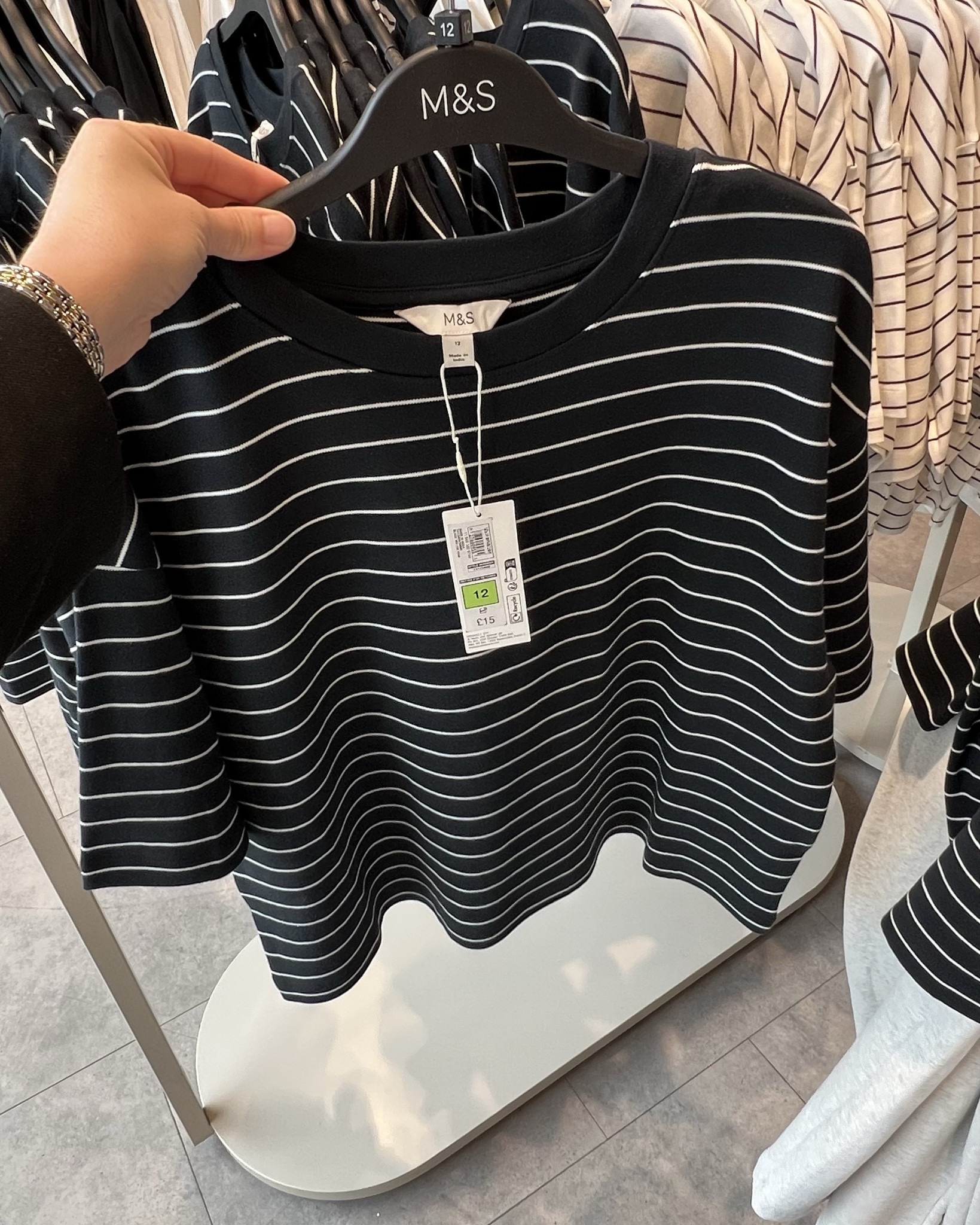 I cannot resist a stripe !

Picked up these two stripe tees in M&S this week. 
