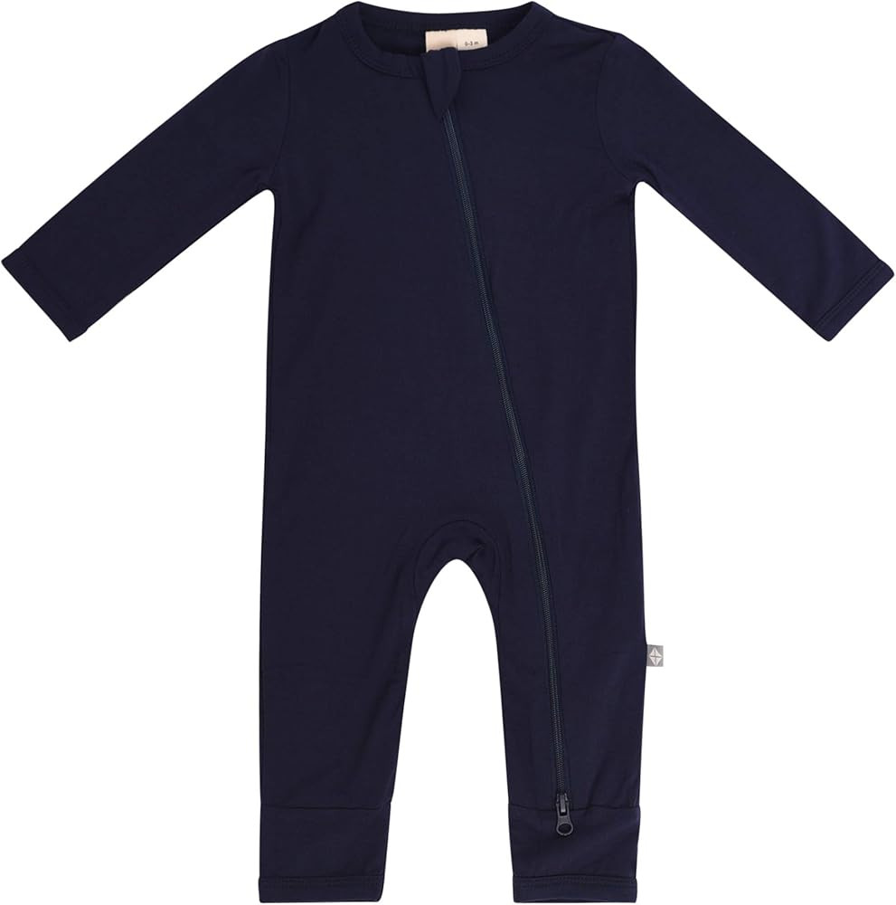 KYTE BABY Soft Bamboo Rayon Rompers, Zipper Closure, 0-24 Months | Amazon (US)