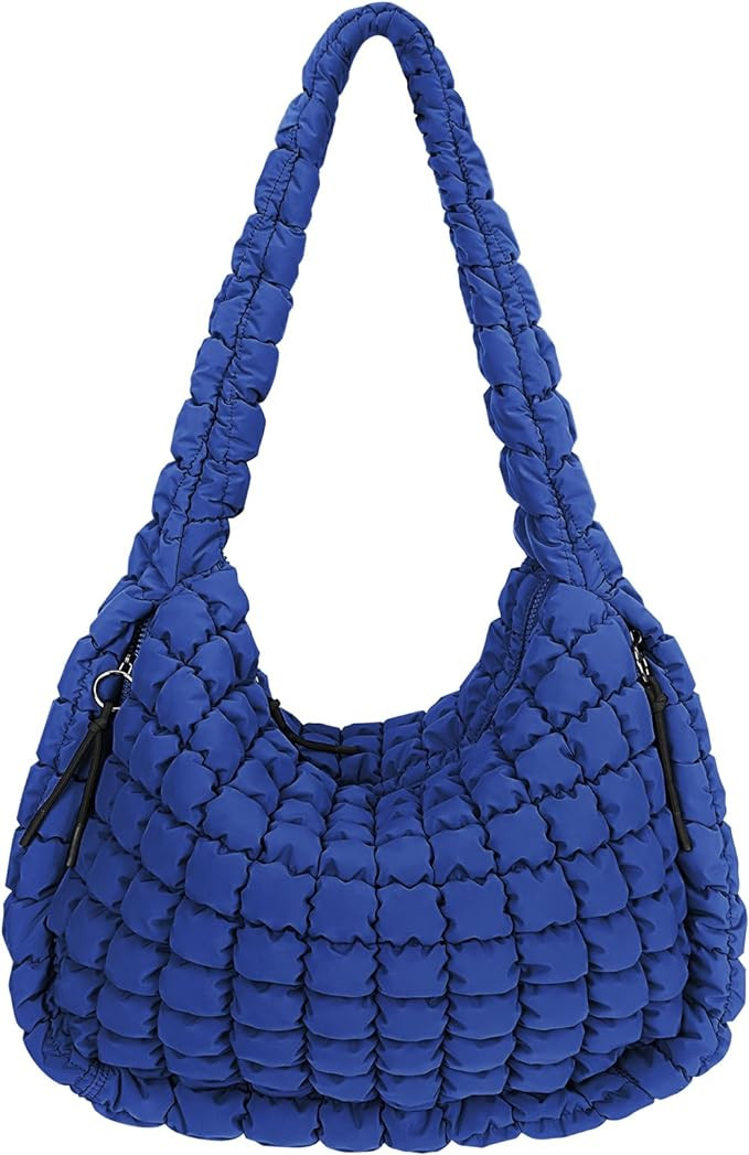 Juoxeepy Quilted Tote Bag Large Quilted Carryall Puffer Shoulder Bag Lightweight Quilted Padding ... | Amazon (US)