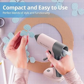 Tilswall Cordless Hot Glue Gun, 30s Fast Preheating with 2Ah Built-in Battery, Hot Melt Glue Gun ... | Amazon (US)