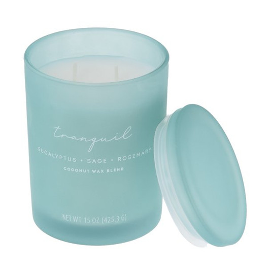 aqua tranquil candle