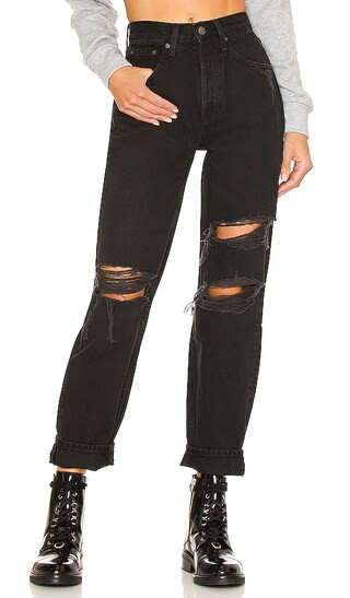The Toby High Rise Relaxed Tapered in Fatal Attraction | Revolve Clothing (Global)