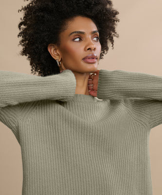 Jenni Kayne Women's Cashmere Fisherman Sweater Size 3X | Jenni Kayne