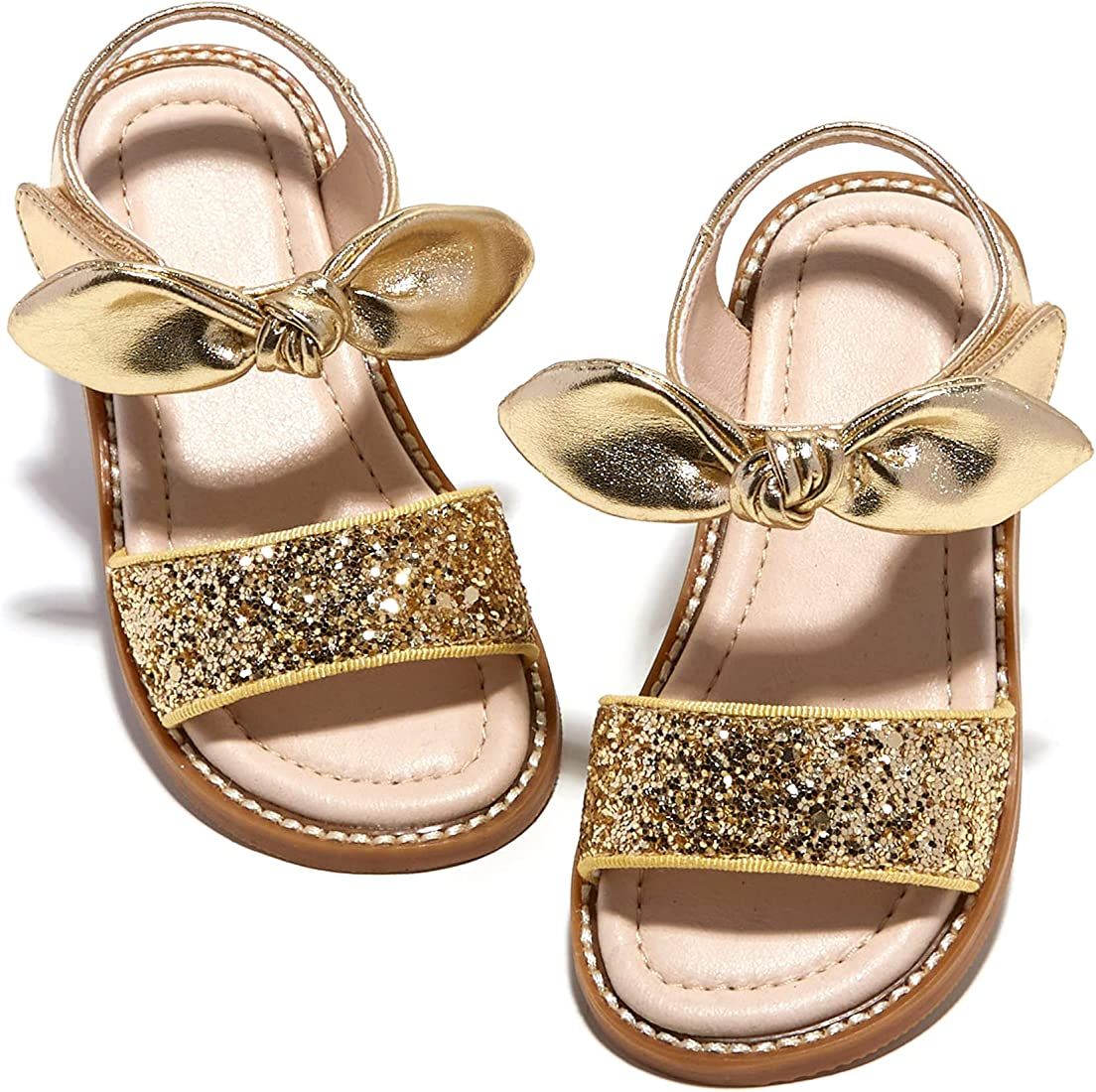 Kiderence Toddler Girls Sandals Little Girls Kids Summer Shoes Toddler Sandals | Amazon (US)