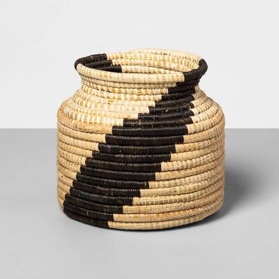 7" x 6" Hand Woven Raffia Vase Brown - All Across Africa for Opalhouse™ | Target