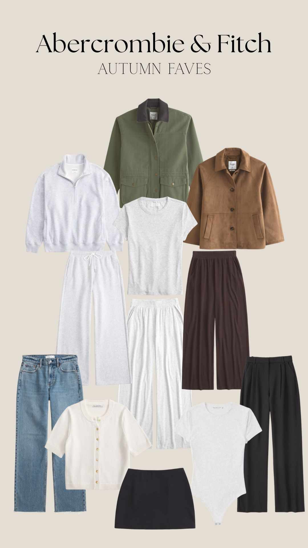 My favourites from the Abercrombie & Fitch Autumn sale running from Friday 19th - Monday 22nd September with 25% off selected styles and 15% off everything else. PLUS the code AFxLTK will get you an additional 15% off! 

 #LTKuk #LTKautumn #LTKstyletip