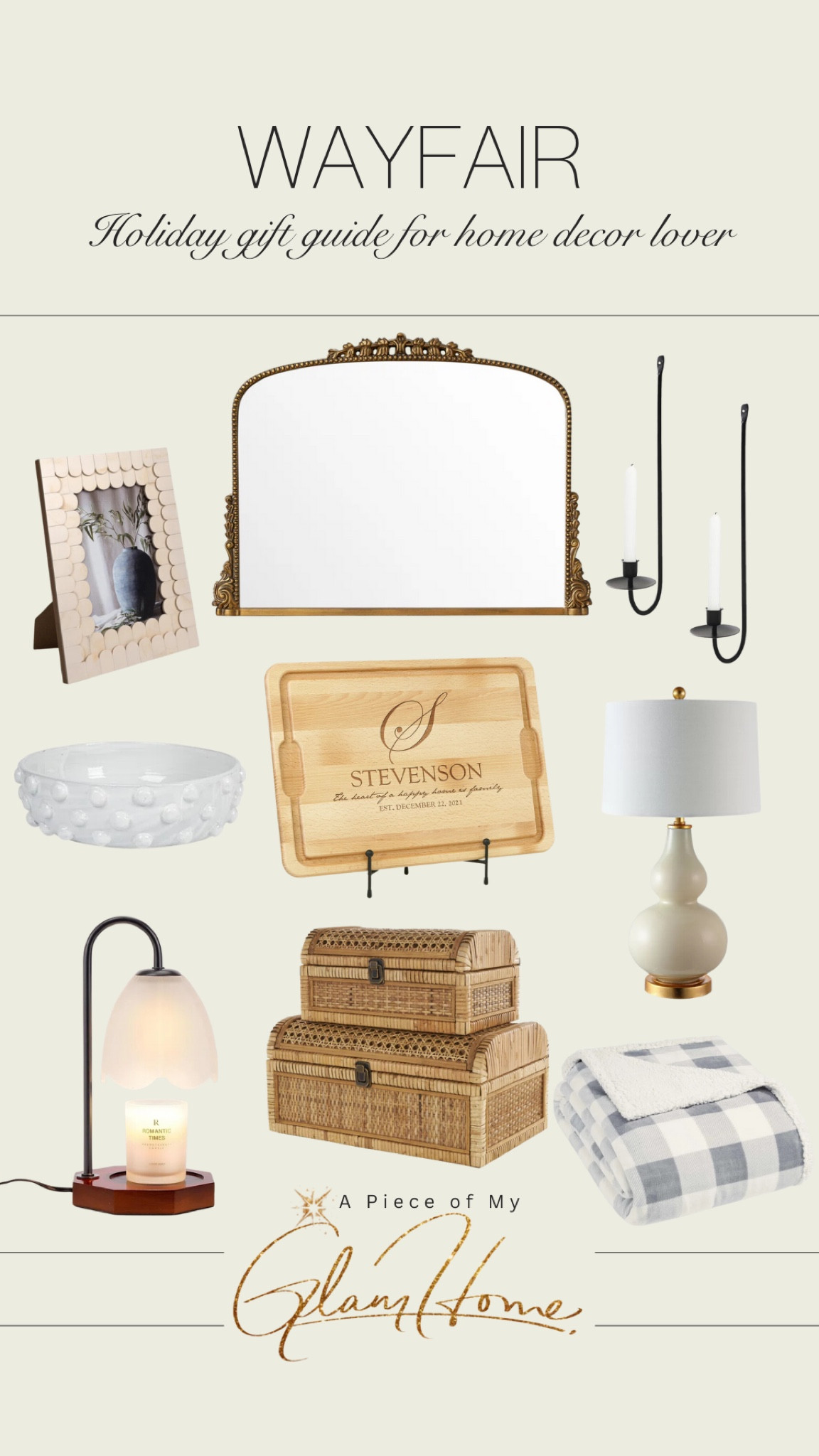 Wayfair Holiday gift guide for the home decor lover 

#wayfairgifts #homegifts #homedecorgifts 

#LTKHome #LTKGiftGuide #LTKHoliday