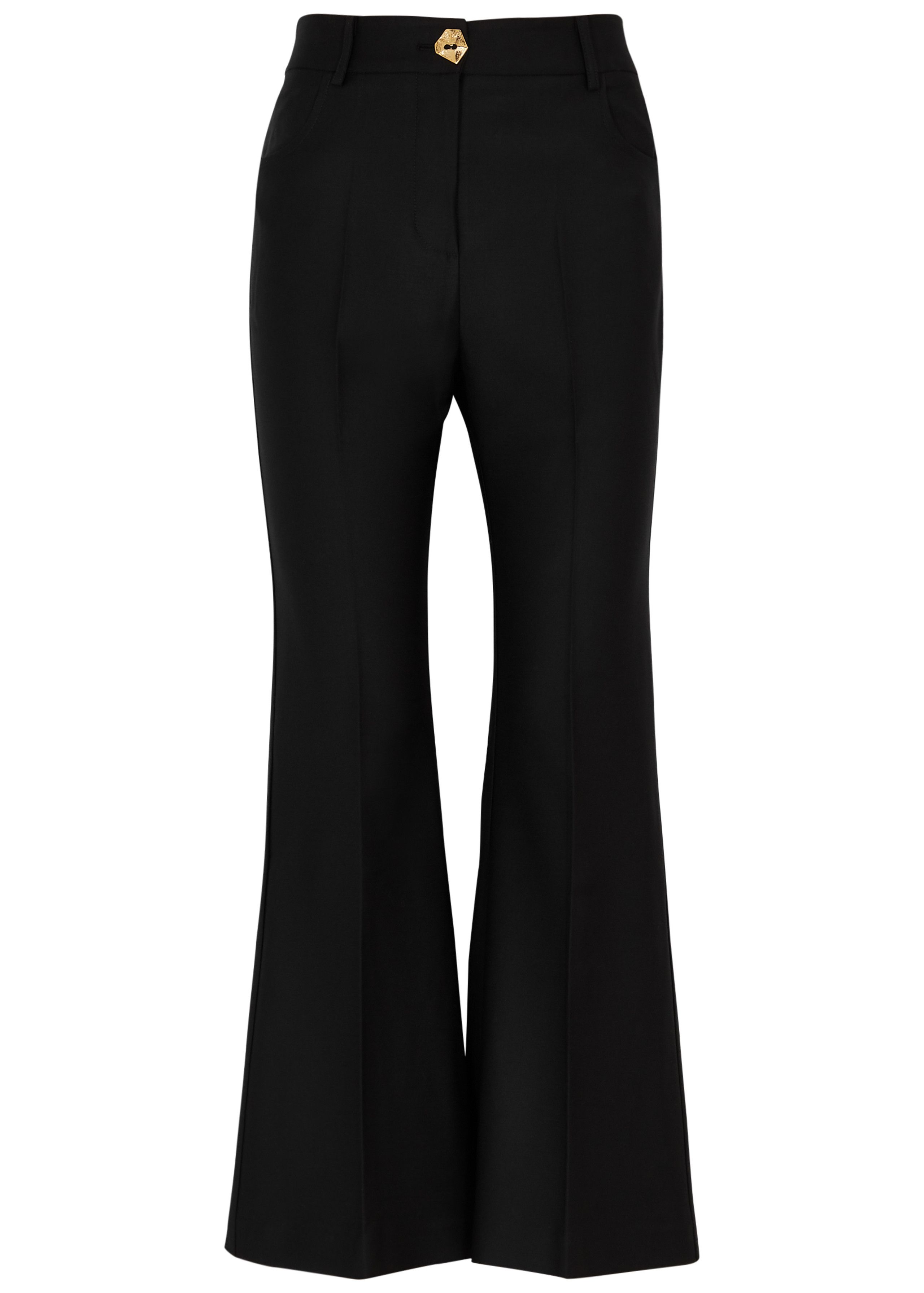 Corelli flared wool-blend trousers | Harvey Nichols (Global)