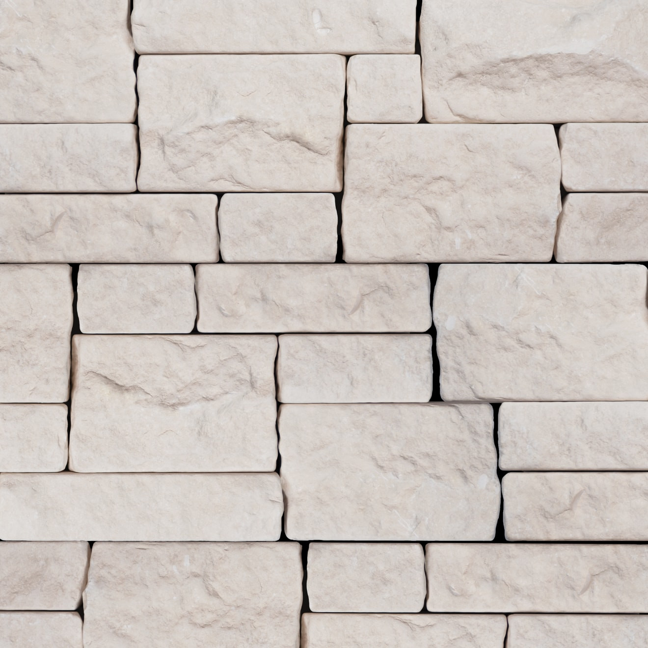 Tumbled Ledger 8" x 22" Marble Wired Mesh in Taupe | Bedrosians Tile and Stone