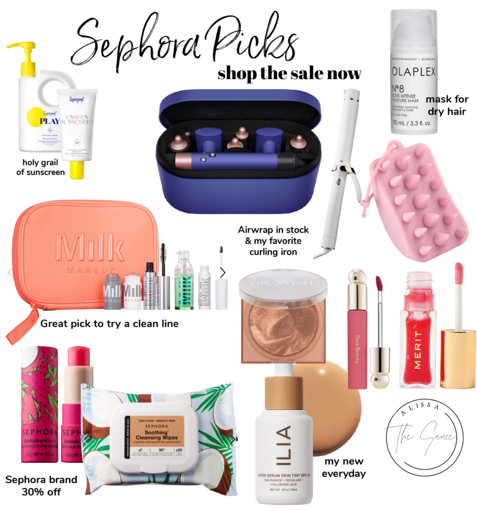 Sephora Sale happening now!
Shop my picks, hair favorites, my clean makeup picks and best sunscreen for summer 

#LTKBeautySale #LTKbeauty #LTKunder50