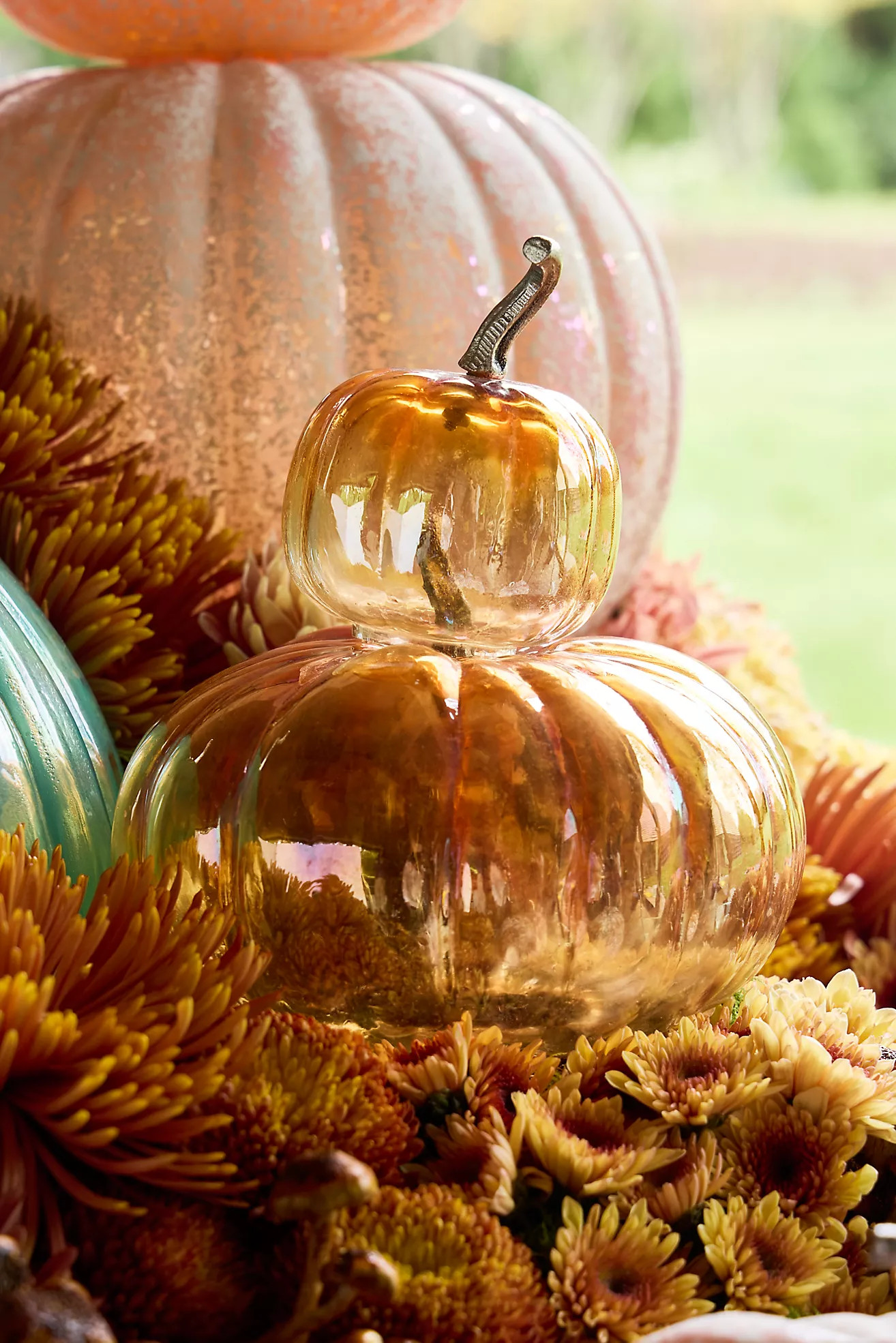 Glass Pumpkin, 7" | Anthropologie (US)