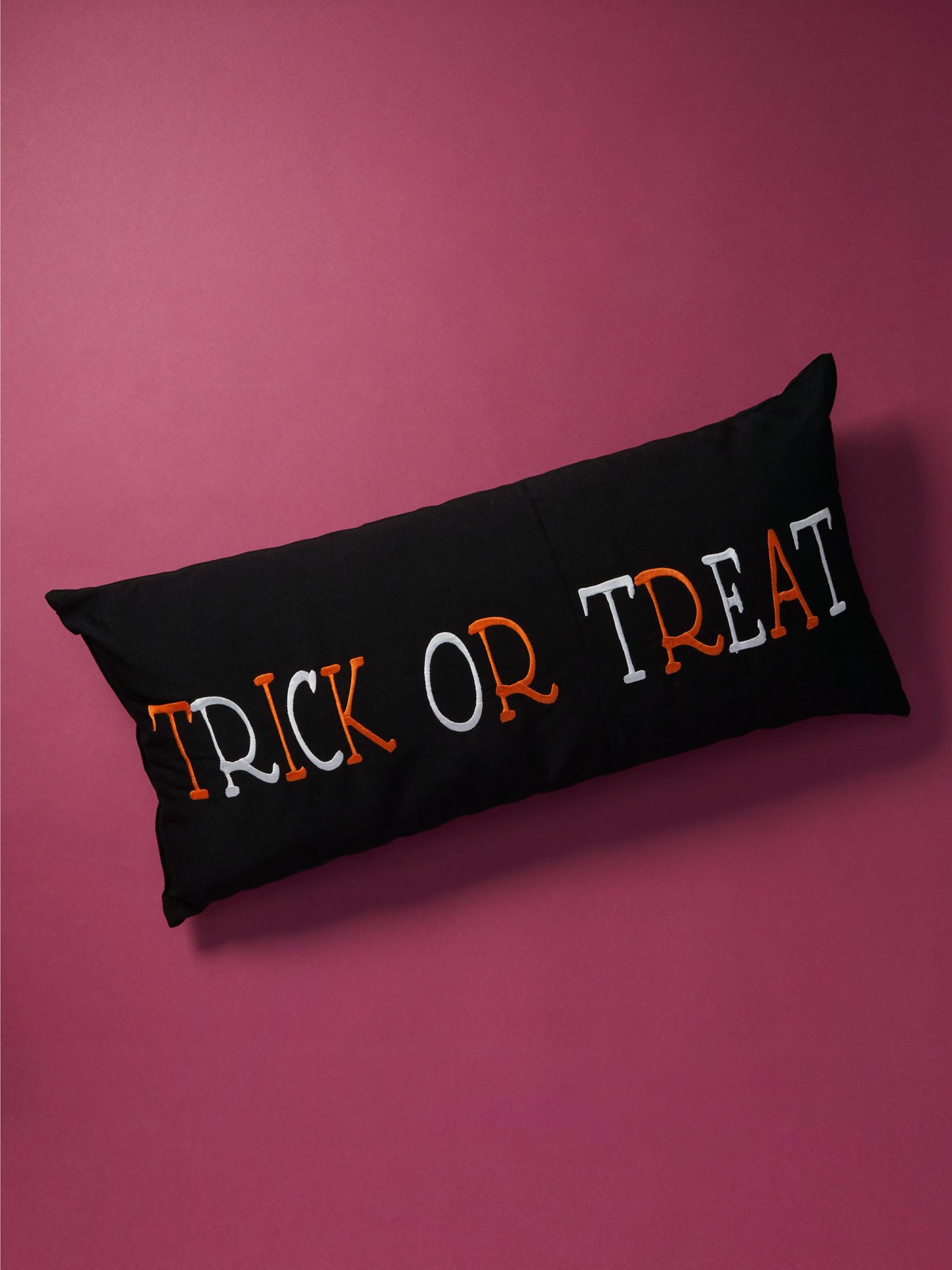 14x30 Trick Or Treat Embroidered Pillow | Halloween | HomeGoods | HomeGoods